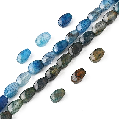 1 Strand Natural Dragon Veins Agate Beads Strands G-YW0002-59A-1