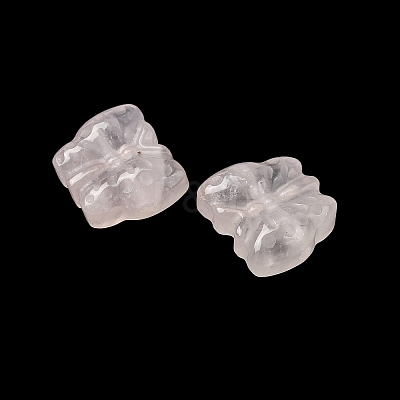 Natural Rose Quartz Carved Beads G-L636-B07-01-1