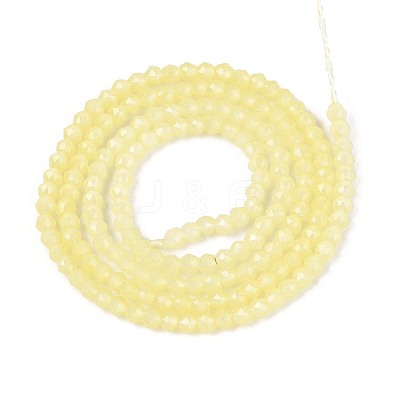 Imitation Jade Glass Beads Strands GLAA-T028-2mm-11H-1