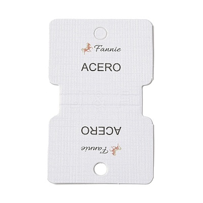 Fold Over Paper Jewelry Display Cards CDIS-M005-25-1
