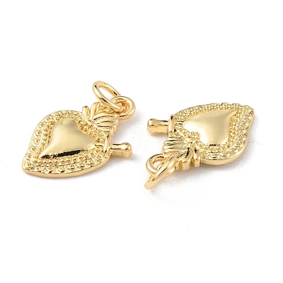 Rack Plating Brass Pendants KK-C021-08G-1