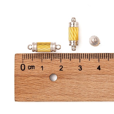 Brass Magnetic Clasps with Loops X-MC040-1-1