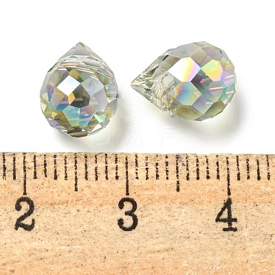 Electroplated Glass Beads EGLA-K062-01A-FR04-1