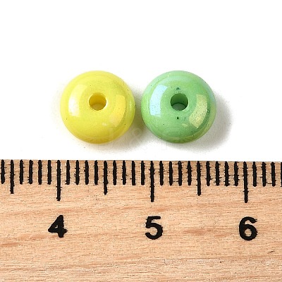 UV Plating Opaque Acrylic Beads MACR-F083-13-1