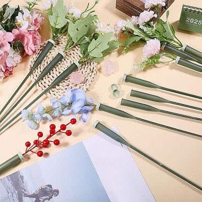 50Pcs Plastic Flower Water Tubes AJEW-GL0002-96B-1