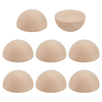 Wood Cabochons WOOD-WH0062-51B-WH-1