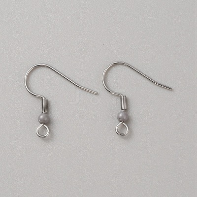304 Stainless Steel Earring Hooks STAS-WH0027-64P-11-1