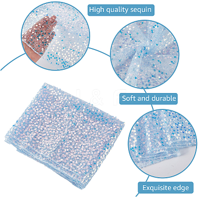 Polyester Sequin Table Runners AJEW-WH20080-48A-1