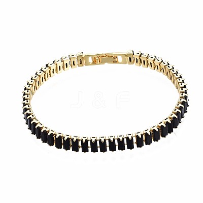 Cubic Zirconia Classic Tennis Bracelet ZIRC-S067-073B-NF-1