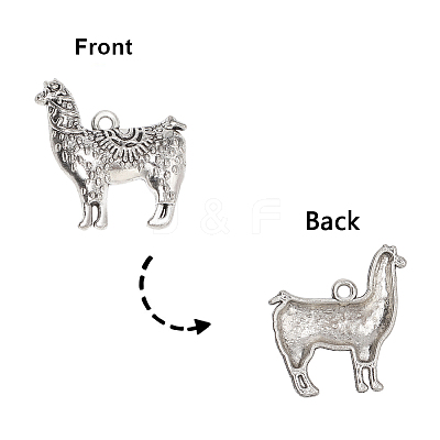 Tibetan Style Zinc Alloy Pendants LS-A-PALLOY-P178-25AS-1