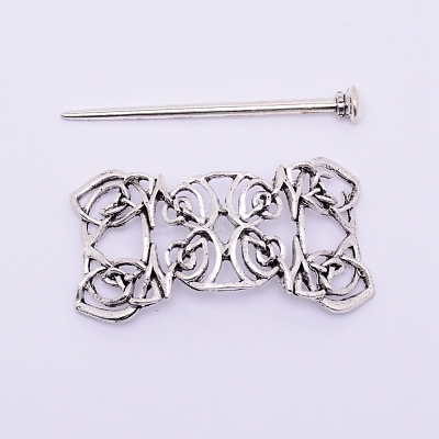 Tibetan Style Alloy Hair Forks OHAR-WH0016-34-1