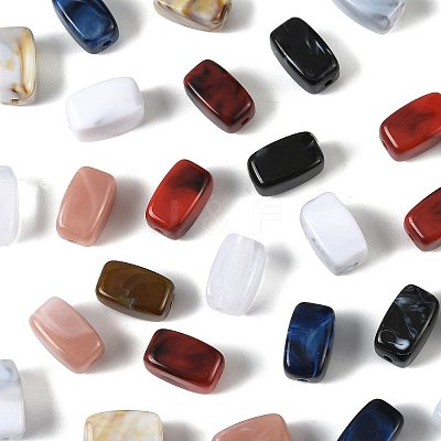 180Pcs 9 Colors Acrylic Beads OACR-FS0002-55-1
