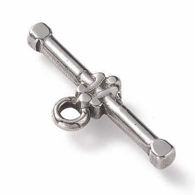Non-Tarnish 304 Stainless Steel Toggle Clasps Parts STAS-K209-04P-1