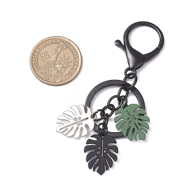 Baking Paint Alloy Keychains KEYC-JKC01390-1
