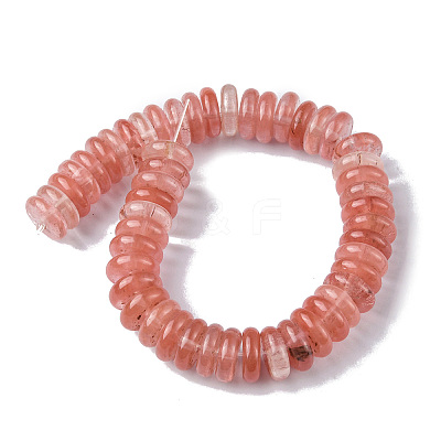Cherry Quartz Glass Beads Strands G-F743-06G-1