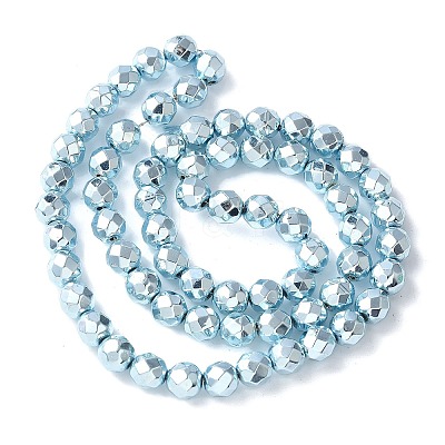 Electroplated Synthetic Non-magnetic Hematite Beads Strands G-B132-B01-01H-1