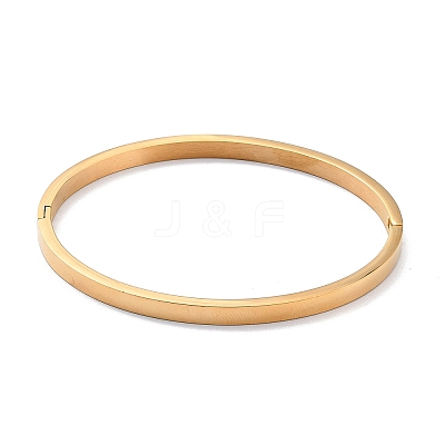 3Pcs 3 Color Ion Plating(IP) 304 Stainless Steel Classic Simple Plain Bangle BJEW-B055-05-1
