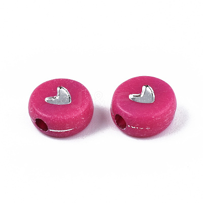 Opaque Acrylic Beads X-PACR-N006-50-B02-1