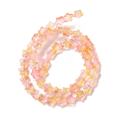 Transparent Glass Beads Strand X1-GLAA-F112-04I-1