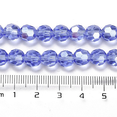 Transparent Glass Beads EGLA-A035-T8mm-B14-1