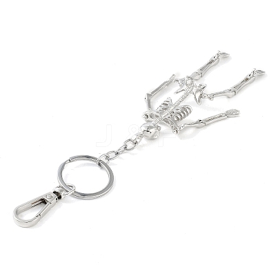 Alloy Pendant Keychain SKUL-PW0002-057P-1