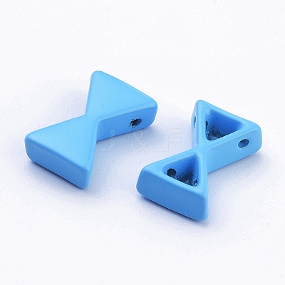 Spray Painted Alloy Multi-Strand Links PALLOY-G268-K-049-1