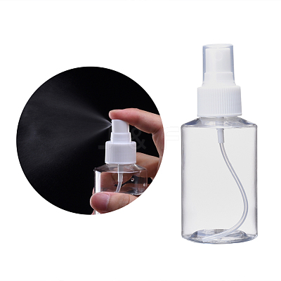 100ml Refillable PET Plastic Spray Bottles TOOL-Q024-02B-01-1