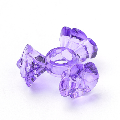 Transparent Acrylic Beads TACR-S124-M-1