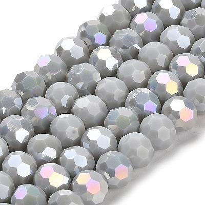 Opaque Glass Beads Stands EGLA-A035-P8mm-B22-1