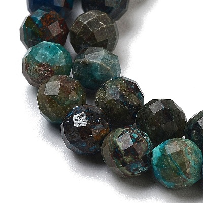 Natural Chrysocolla Beads Strands G-G927-15C-1