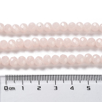 Baking Paint Imitation Jade Glass Bead Strands DGLA-A034-J10mm-A41-1