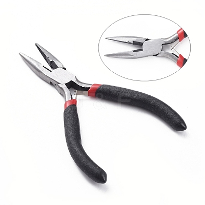 Wholesale 5 inch Carbon Steel Chain Nose Pliers for Jewelry Making Supplies  