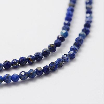 Natural Lapis Lazuli Beads Strands G-K185-01-1