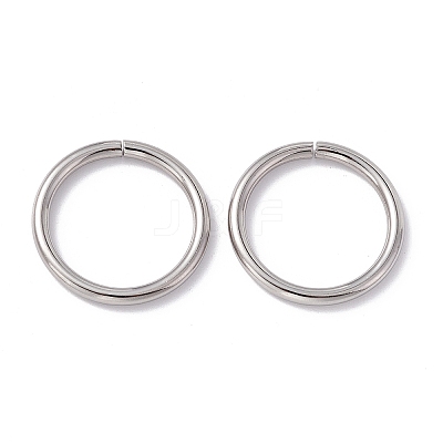 Non-Tarnish 304 Stainless Steel Open Jump Rings STAS-C040-01G-P-1
