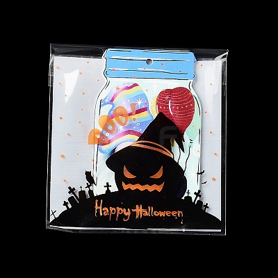 Halloween Theme Plastic Bakeware Bag OPP-Q004-01J-1