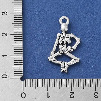 Tibetan Style Alloy Pendants for Halloween PALLOY-O002-09C-AS-1