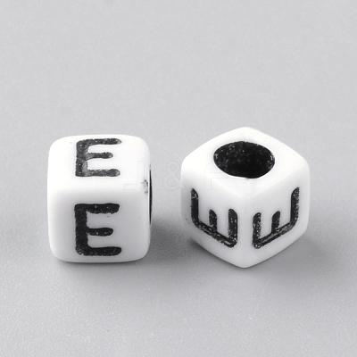 Opaque Acrylic Beads SACR-Q188-02E-1