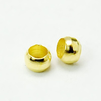 Brass Crimp Beads X-J0JMP012-1