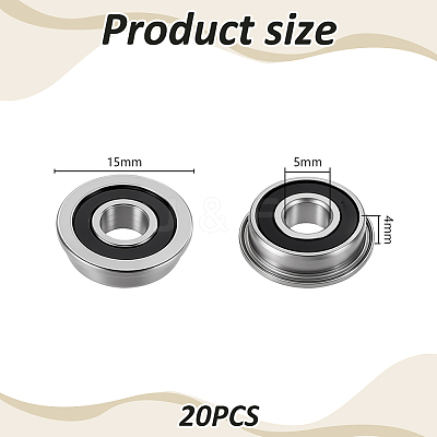 20Pcs Chromium Steel Bearing FIND-GA0007-29B-1