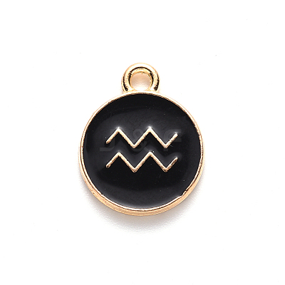 Alloy Enamel Pendants LS-ENAM-S124-01A-08J-1
