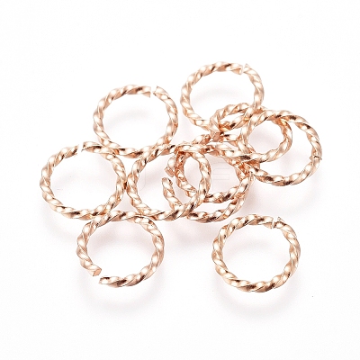 304 Stainless Steel Open Jump Rings STAS-E484-71E-RG-1