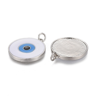 Brass Enamel Pendants KK-F821-48A-P-1
