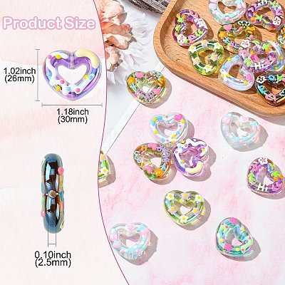 Transparent Acrylic Beads OACR-CJC0006-26-1