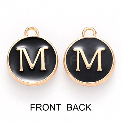 Golden Plated Alloy Charms ENAM-SZ0001-25B-M-1