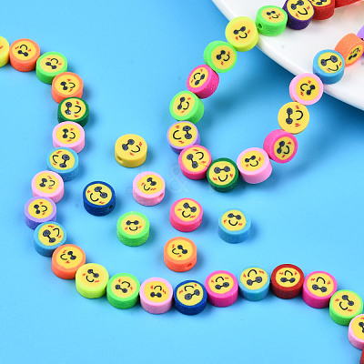 Handmade Polymer Clay Beads Strands X-CLAY-T020-05-1