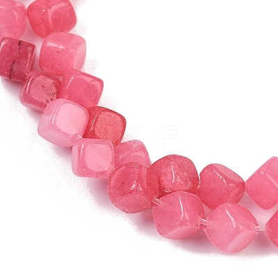 Dyed Natural Rhodonite Beads Strands G-A257-A19-01-1