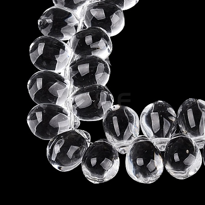 Transparent Glass Beads Strands GL-N005-02A-A01-1