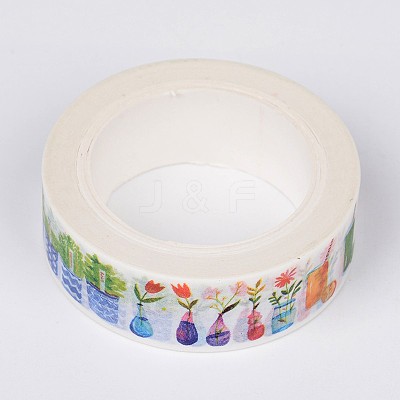 Fleeting Time Pattern DIY Scrapbook Decorative Paper Tapes DIY-I007-03-1