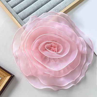 1Pc Flower Polyester Brooches JEWB-CN0001-08C-1