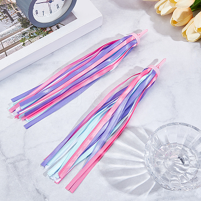 Kids Polyester Tassel Ribbon FIND-GF0008-95A-1